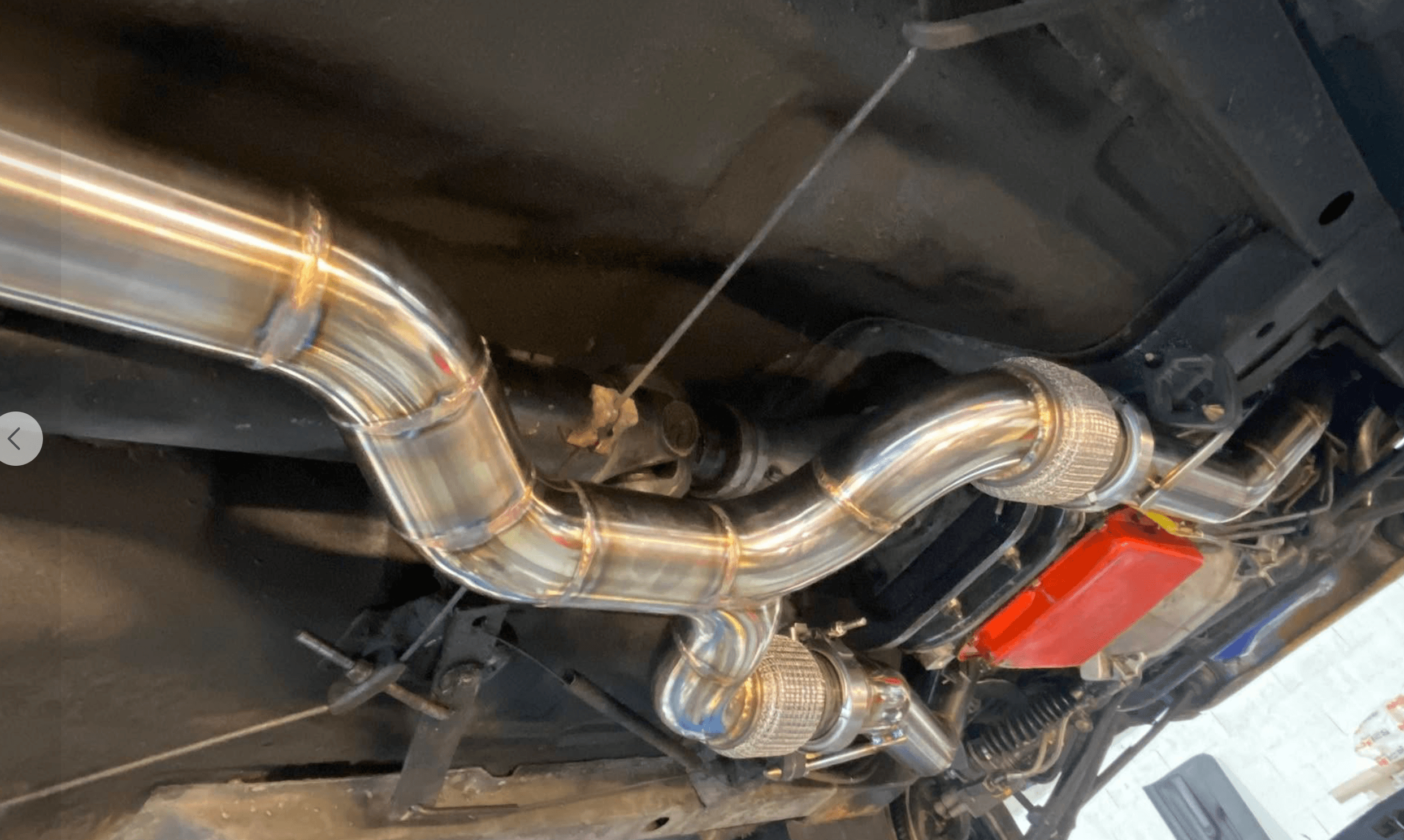 Échappement sur mesure complet en inox ford comet 1966 small block